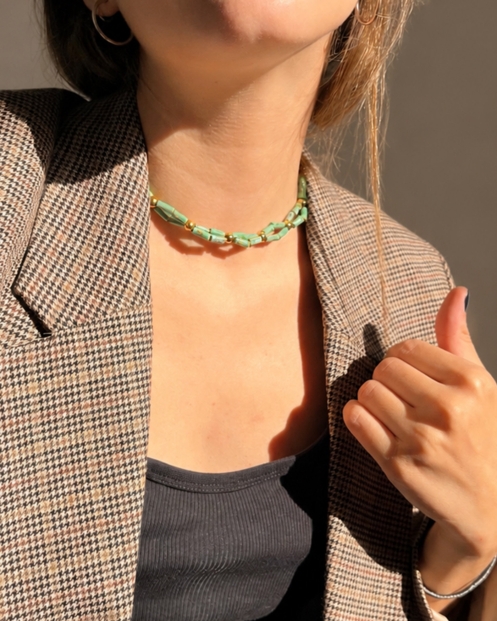 Collar Prisma - Verde