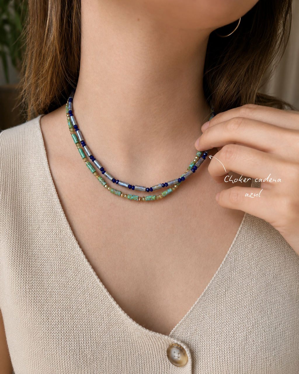 Choker Cadena - Verde