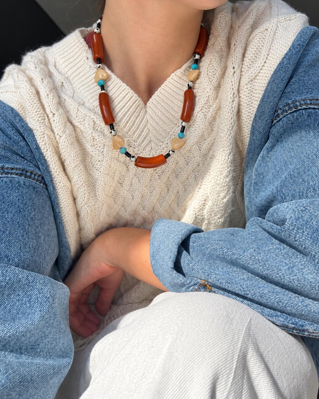 Collar amuleto - Turquesa